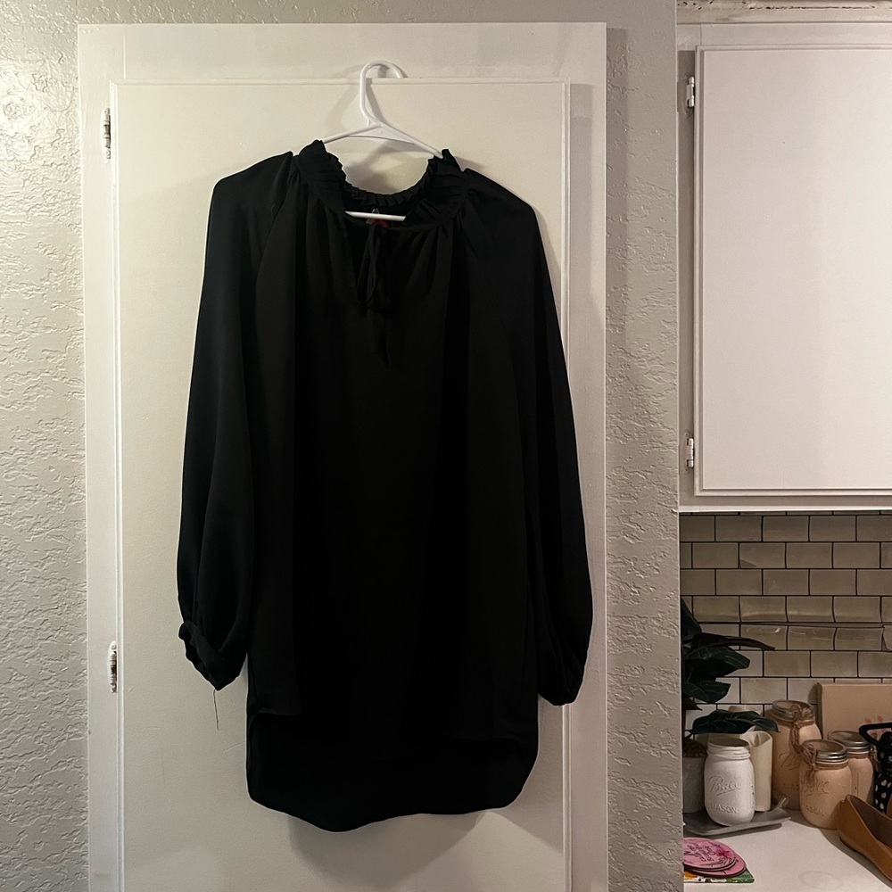 Vince Camuto black mini dress